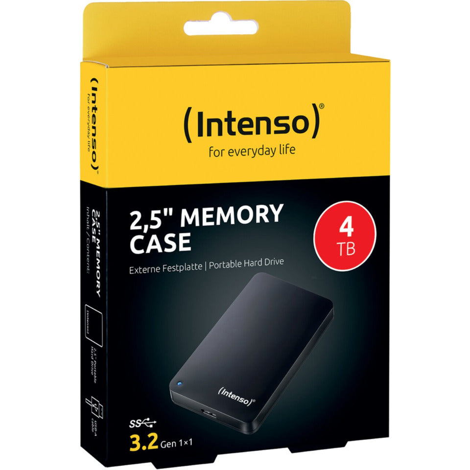 Festplatte Portable, 4 TB, 2,5", USB 3.0, schwarz INTENSO 6021512