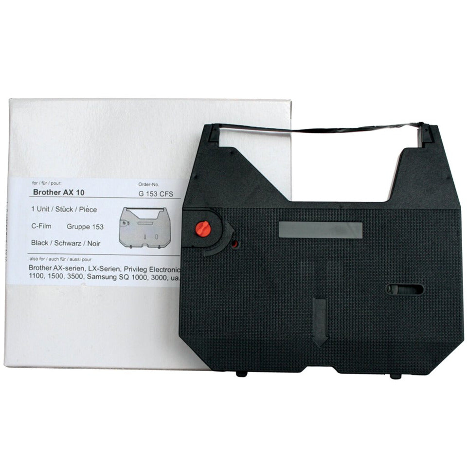 Farbband Gr. 153C für Brother AX 10, 8 mm x 155 m, schwarz KORES G153CFS