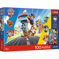 Puzzle Premium Kids - Paw Patrol Doggy adventure, 100 Teile TREFL 16550 TREFL 16550 100 Teile Viacom Paw Patrol