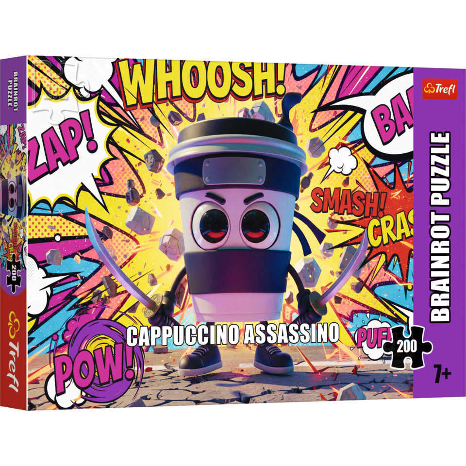 Puzzle Brainrots Cappuccino Assassino, 200 Teile TREFL 13375 TREFL 13375 200 Teile