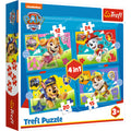 Puzzle Paw Patrol Running Pupies 4in1 TREFL 34628 TREFL 34628 Paw Patrol