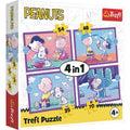 Puzzle Fun with Snoopy 4in1 TREFL 34691