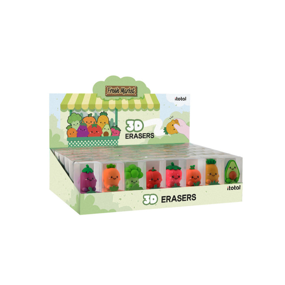 Figurenradierer Fresh Market 3D, sortiert ITOTAL XL1895A