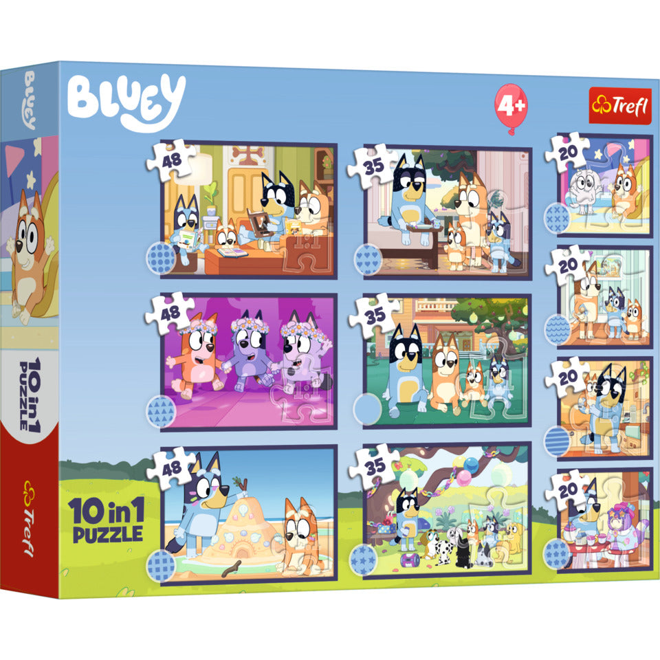 Puzzle Story of Bluey 10in1 TREFL 96011