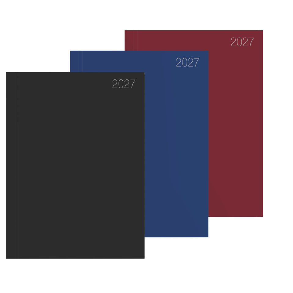 Taschenkalender 2027, 10 x 14 cm, 1T/1S, Kunststoff, sortiert ZETTLER 153100 ZETTLER 153100/660088  Kunstst.sort