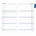 Kalender-Ersatzeinlage 2027 für Taschenplaner 530, 1M/2S ZETTLER 152300 ZETTLER 152300/660076 1M/2S
