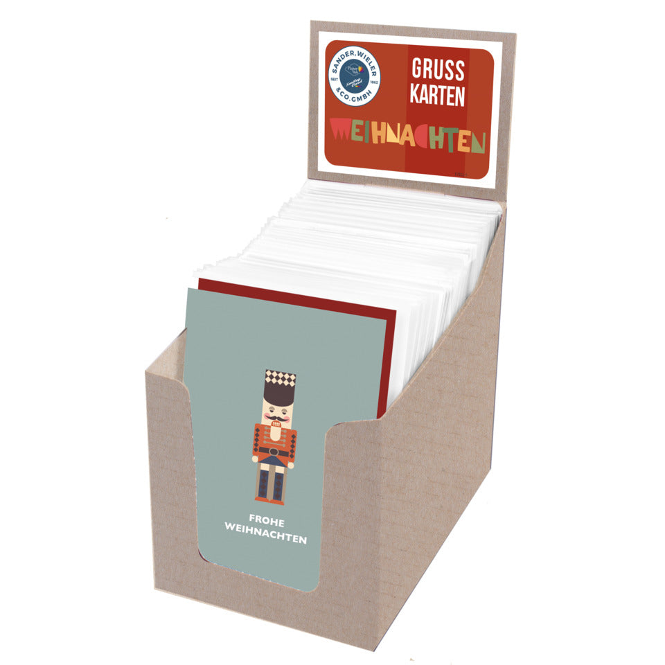 Weihnachtskarte Classic, 150er Box, sortiert PAPER STYLE 22-0115 PAPERSTYLE 22-0115