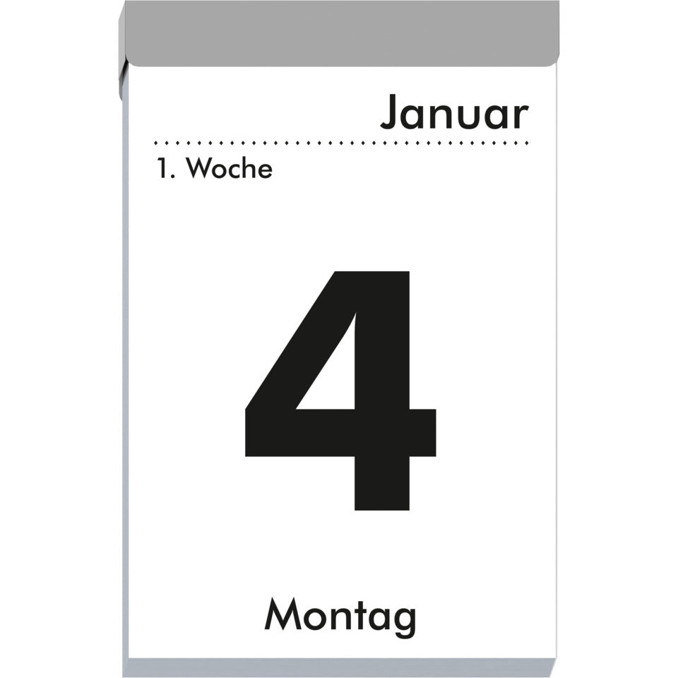Tagesabreißkalender 2027, 6,6 x 9,9 cm ZETTLER 143700 ZETTLER 143700/660056/304-0000