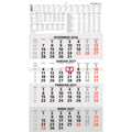 4-Monats-Wandkalender 2027, 33 x 59 cm, 4M/1S, rot ZETTLER 150200 ZETTLER 150200/660168 33x59cm