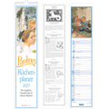 Streifenkalender Paulines Küchenplaner, 11,3 x 49,5 cm, 1M/1S ALPHA 111501 ALPHA 111501 11,3x49,5cm