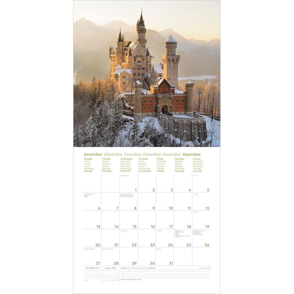 Bildkalender Deutschland 2027, 30 x 30 cm, 1M/1S KUNTH 761550 KUNTH 761550 30x30cm