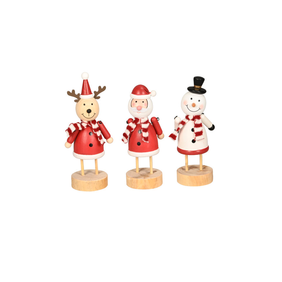 Hirsch + Niko + Schneemann, Pinie, sortiert POSIWIO 690369000449 POSIWIO 690369000449 Weihn. sortiert