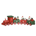 Weihnachtszug, 38,5 x 6,5 x 9,5 cm, MDF, rot/grün POSIWIO 692234000422