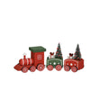 Weihnachtszug, 23 x 5,5 x 9 cm, MDF, rot/grün POSIWIO 692233000422
