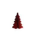 Weihnachtsfigur Baum, 14 x 14 x 20 cm, Papier, rubin rot POSIWIO 692406020457 POSIWIO 692406020457 14x14xH20cm
