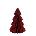 Weihnachtsfigur Baum, 20 x 20 x 30 cm, Wabe, bordeaux POSIWIO 690230030412 POSIWIO 690230030412 20x20xH30cm