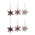 Weihnachtsbehang Schneeflocke, Papier, 6 Stück, sortiert POSIWIO 692416000446 POSIWIO 692416000446 6 Stück