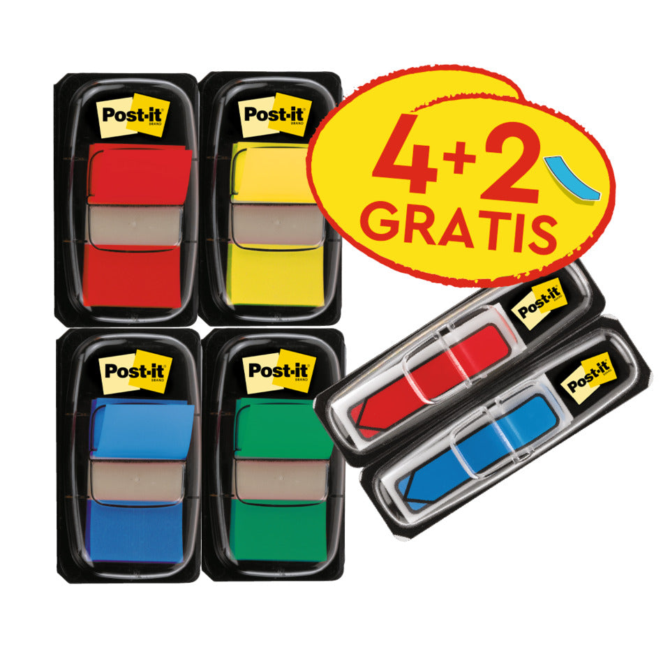 Index Standard Promotion, 4 x Post-it® Index 680 + 2 x Post-it® Index Pfeile gratis POST-IT I680-P6NEW POST I680-P6NEW