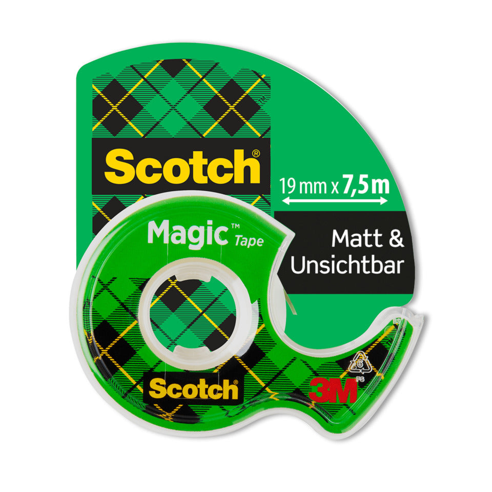 Handabroller Magic™, gefüllt m. 1 Rolle Klebeband 19 mm x 7,5 m SCOTCH 810H1975 SCOTCH 810H1975 Magic