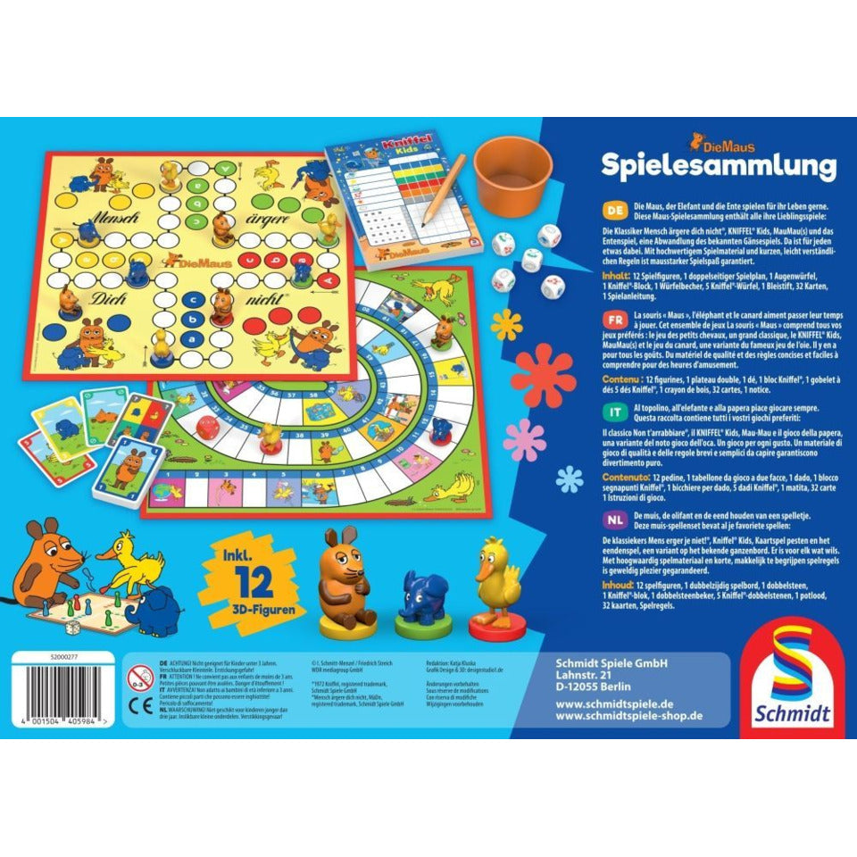 Spielesammlung Die Maus SCHMIDT 40598