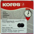 Farbband Gr. 1, schwarz, DIN Doppelspule, Breite 13 mm, Länge 10 m, Nylon KORES G001NYS