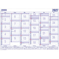Tafelkalender 2027, 21 x 14,8 cm, 6M/1S GÜSS 22000