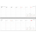 Tischkalender 2027, 10,5 x 30,5 cm, 64 Seiten, 1W/1S, weiß GÜSS 59810 GÜSS 59810 auf 2 Seiten