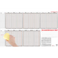 Urlaubsübersicht für 40 Mitarbeiter mit Beschichtung, 98,5 x 60 cm GÜSS 12-30mb GÜSS 12-30mb mit Beschichtung