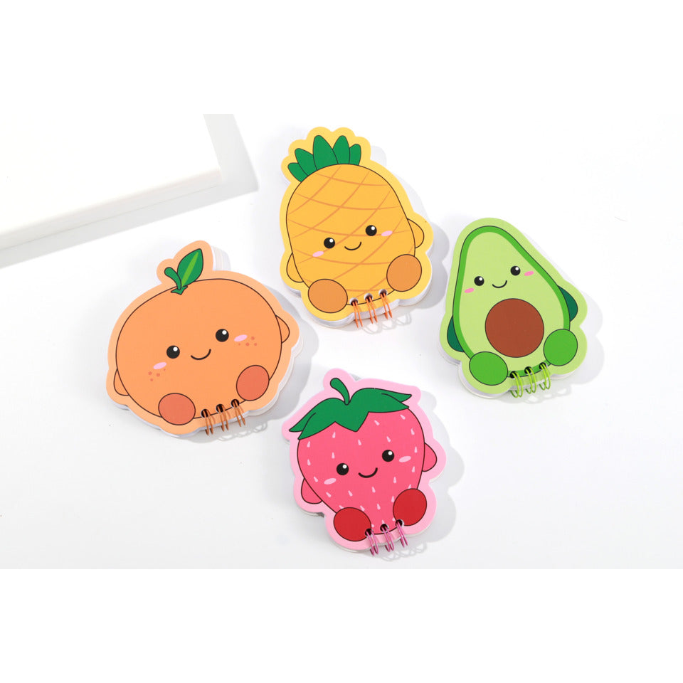Notizblock Fruits, 11 x 11,7 cm, sortiert ITOTAL XL2065A