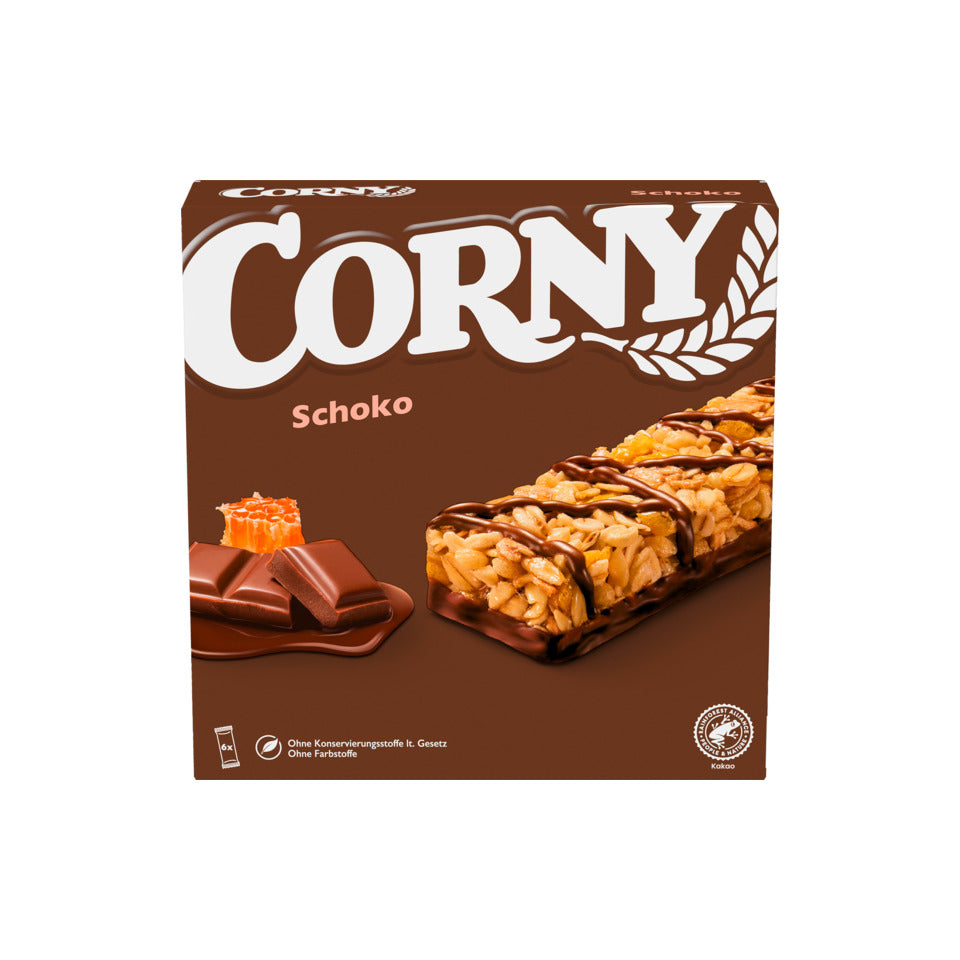 Müsliriegel Schoko, 6 Stück a` 25g CORNY 1243918000