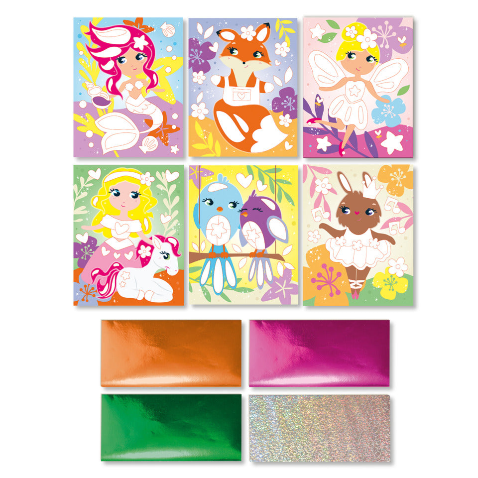 Bastelset Foil art - Fairyland friends SES 14301