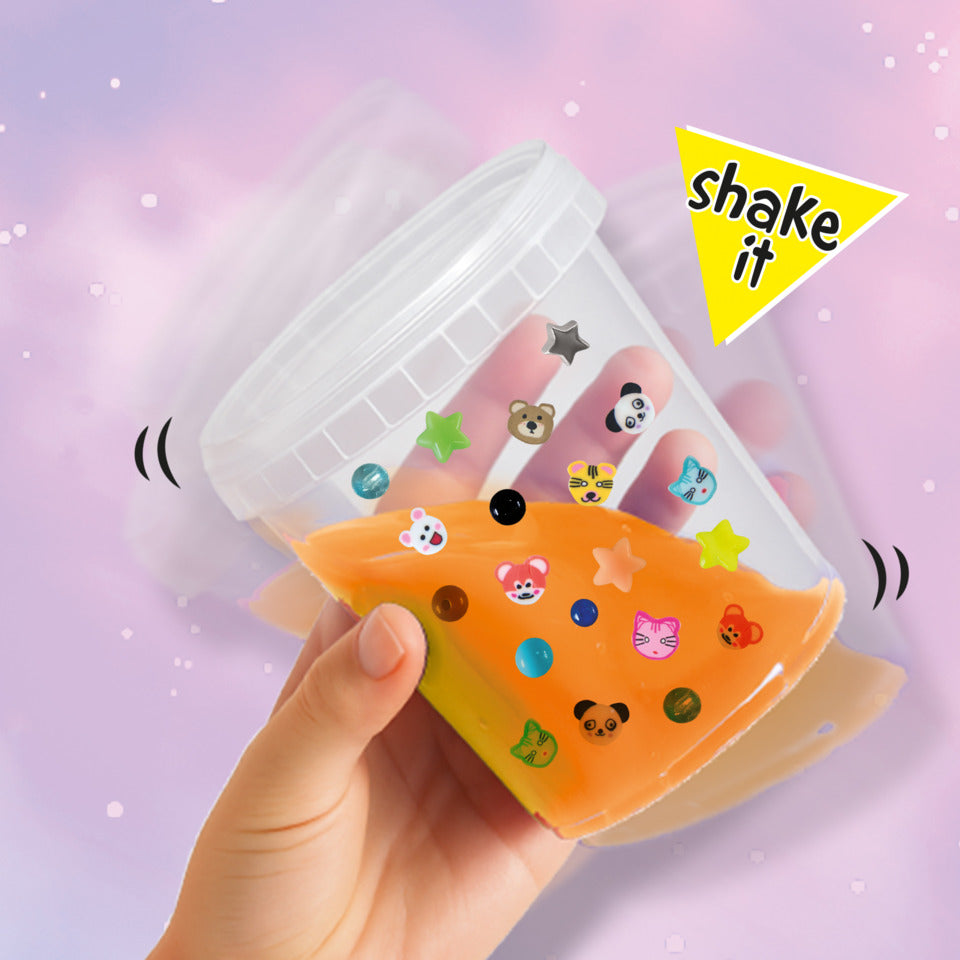 Bastelset Shake-a-Slime - Party Animals 200 g SES 15057