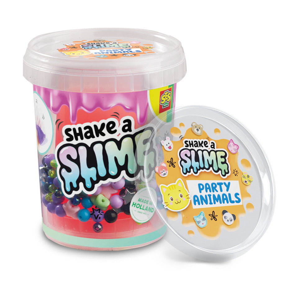 Bastelset Shake-a-Slime - Party Animals 200 g SES 15057