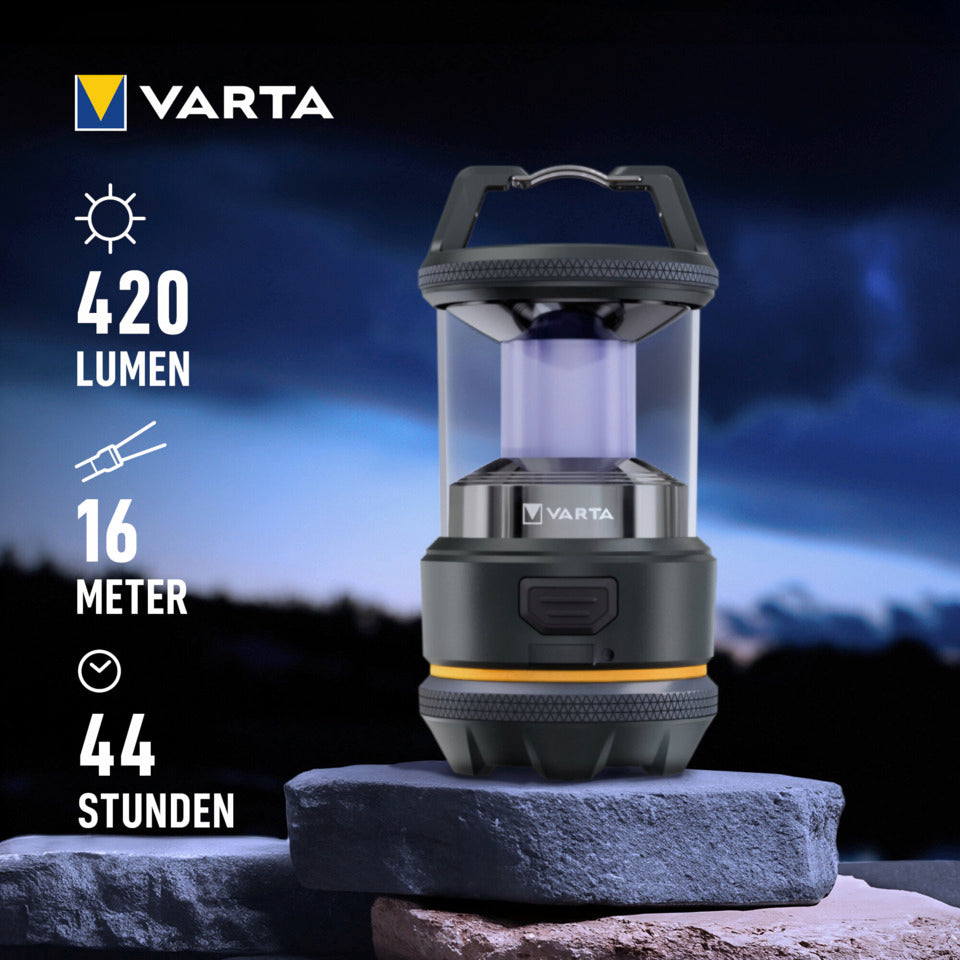 Camping Laterne LED mit Akku, L20R VARTA 17550101111 VARTA 17550101111 L20R