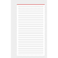 Ersatzeinlage Pocket A7, liniert, 6-fach gelocht, 50 Blatt BSB 02-0073 BSB 02-0073  50 Blatt