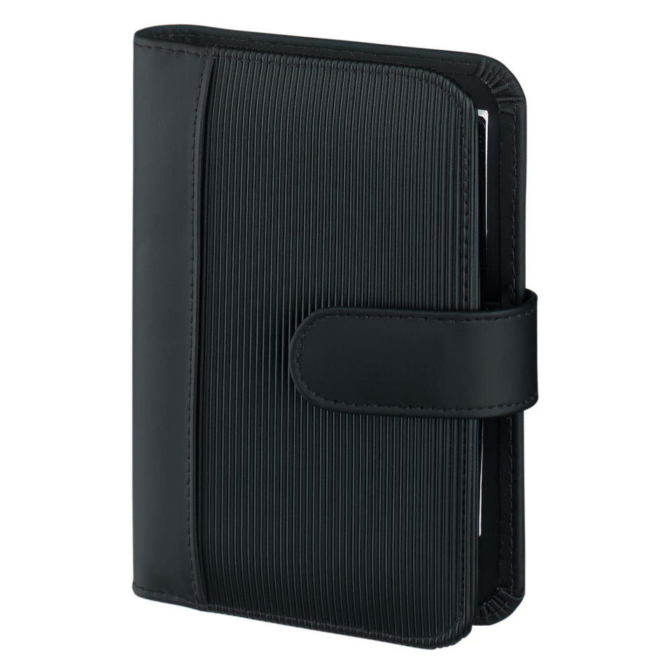 Terminplaner Pocket, A7, 1W/2S, Kunststoff, schwarz BSB 02-0210