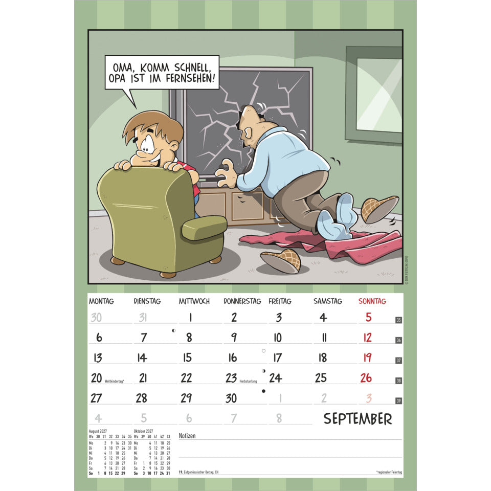 Bildkalender Der Rentner-Kalender 2027, 23,7 x 34 cm ALPHA 114901 ALPHA 114901 23,7x34cm