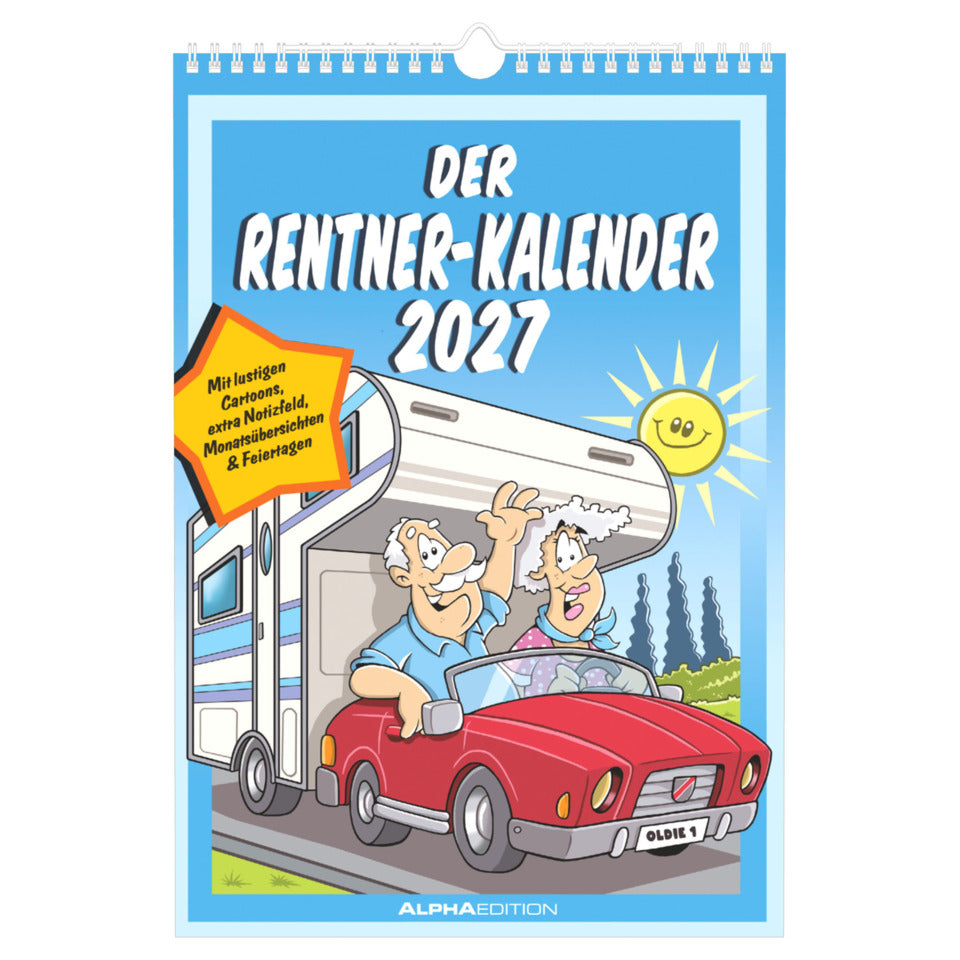 Bildkalender Der Rentner-Kalender 2027, 23,7 x 34 cm ALPHA 114901 ALPHA 114901 23,7x34cm