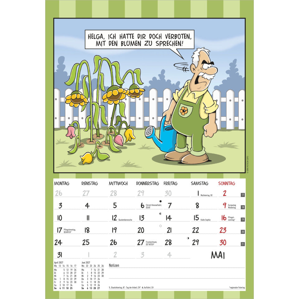 Bildkalender Der Rentner-Kalender 2027, 23,7 x 34 cm ALPHA 114901 ALPHA 114901 23,7x34cm