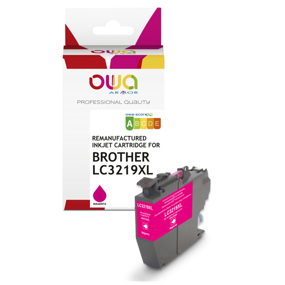 Lasertoner ersetzt Brother LC3219X, ca. 1.600 Seiten, magenta OWA K20782OW OWA K20782OW ersetzt Brother LC3219X