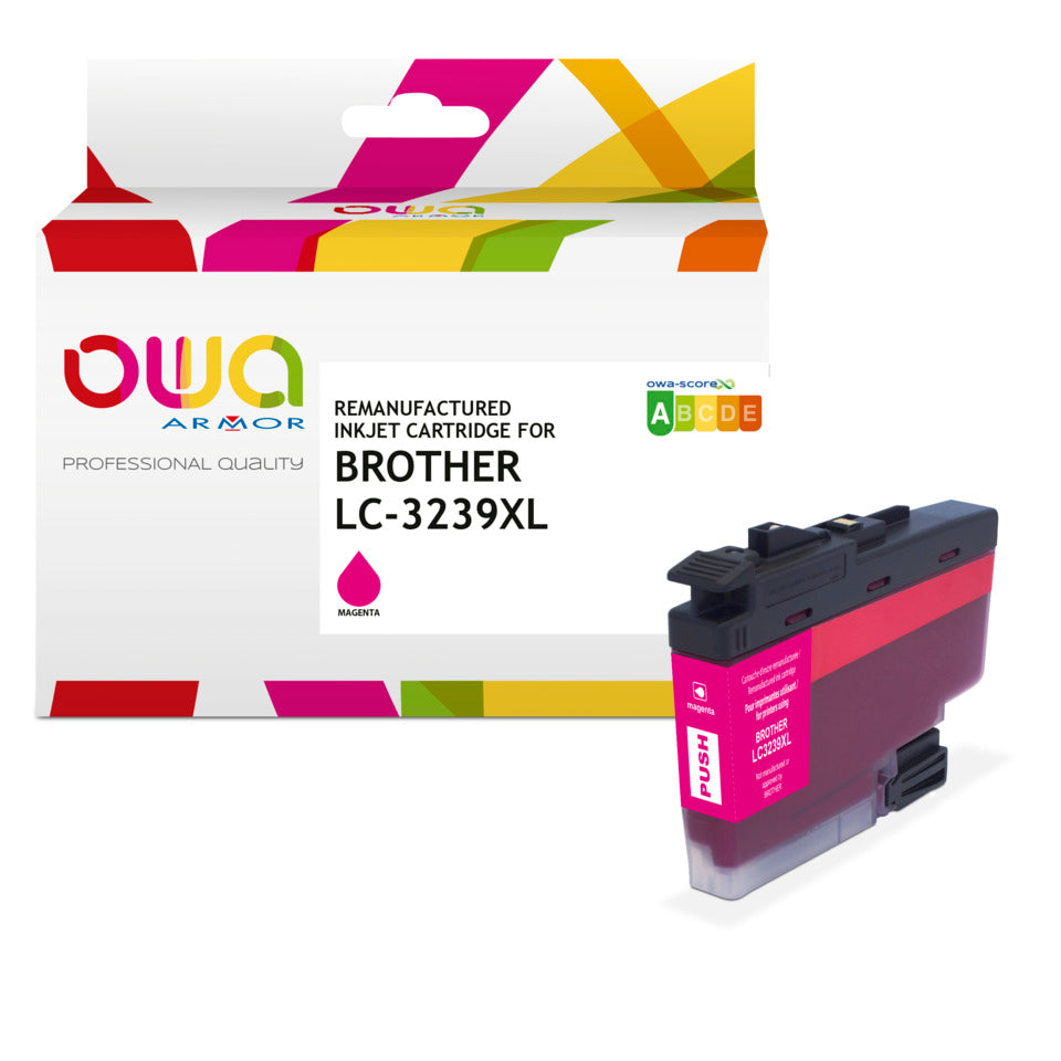 Lasertoner ersetzt Brother LC3239X, ca. 3.968 Seiten, magenta OWA K20839OW OWA K20839OW ersetzt Brother LC3239X
