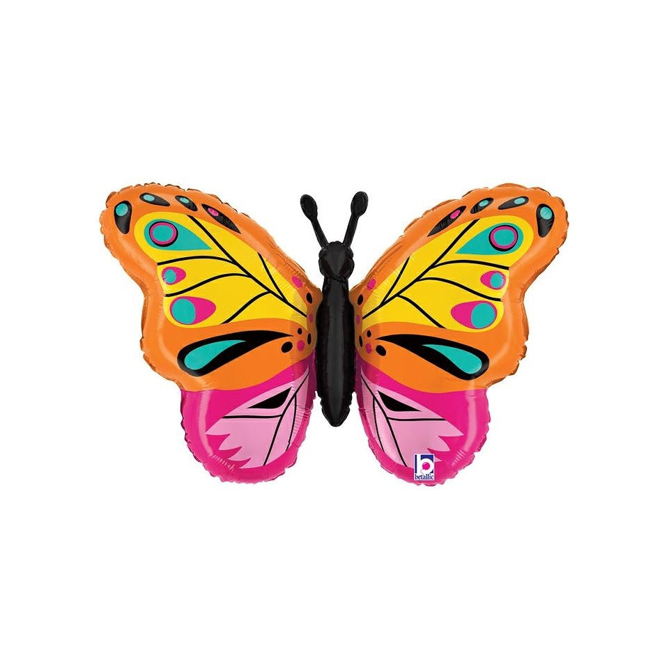 Folienballon Bunter Schmetterling, 75 cm GRABO F25250-P