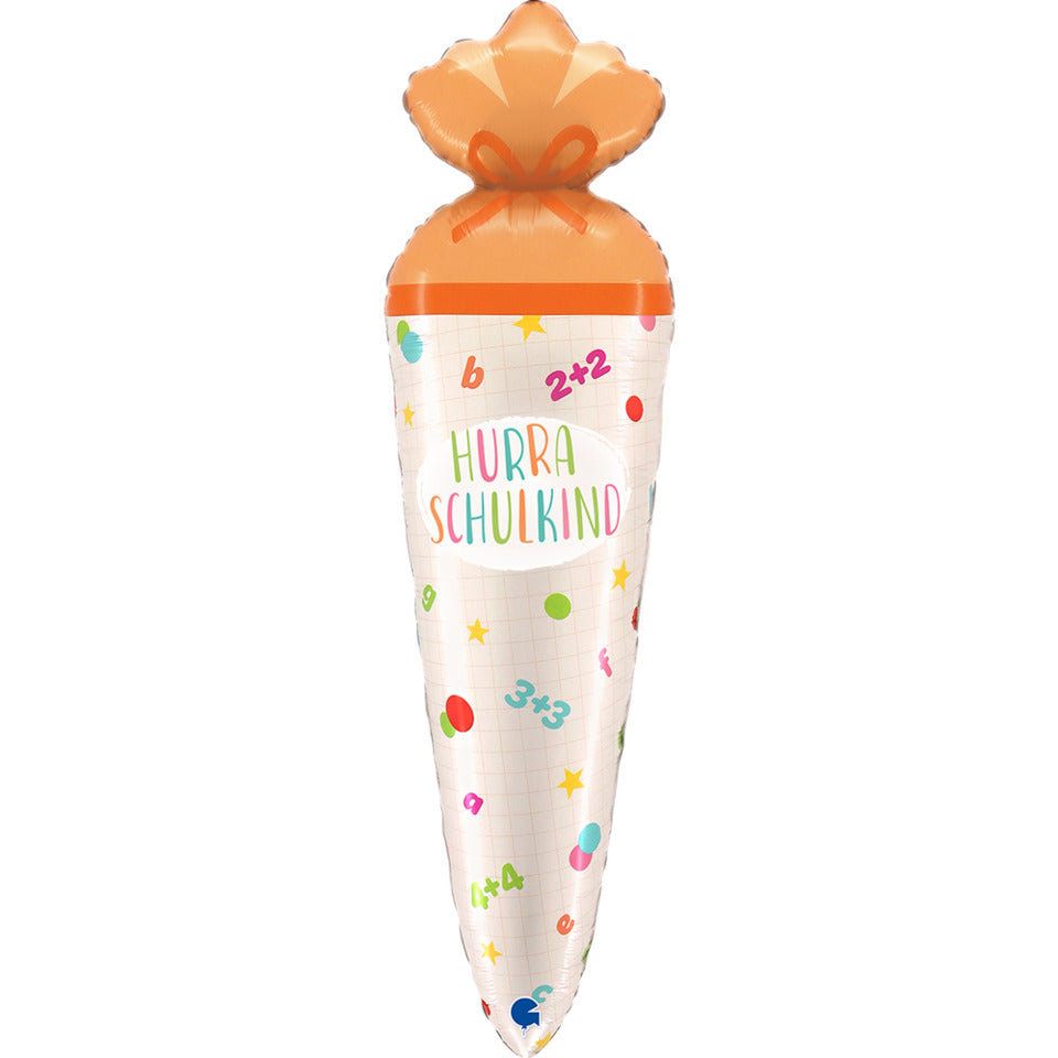 Folienballon Schultüte, Ø 89 cm GRABO FG72239-P