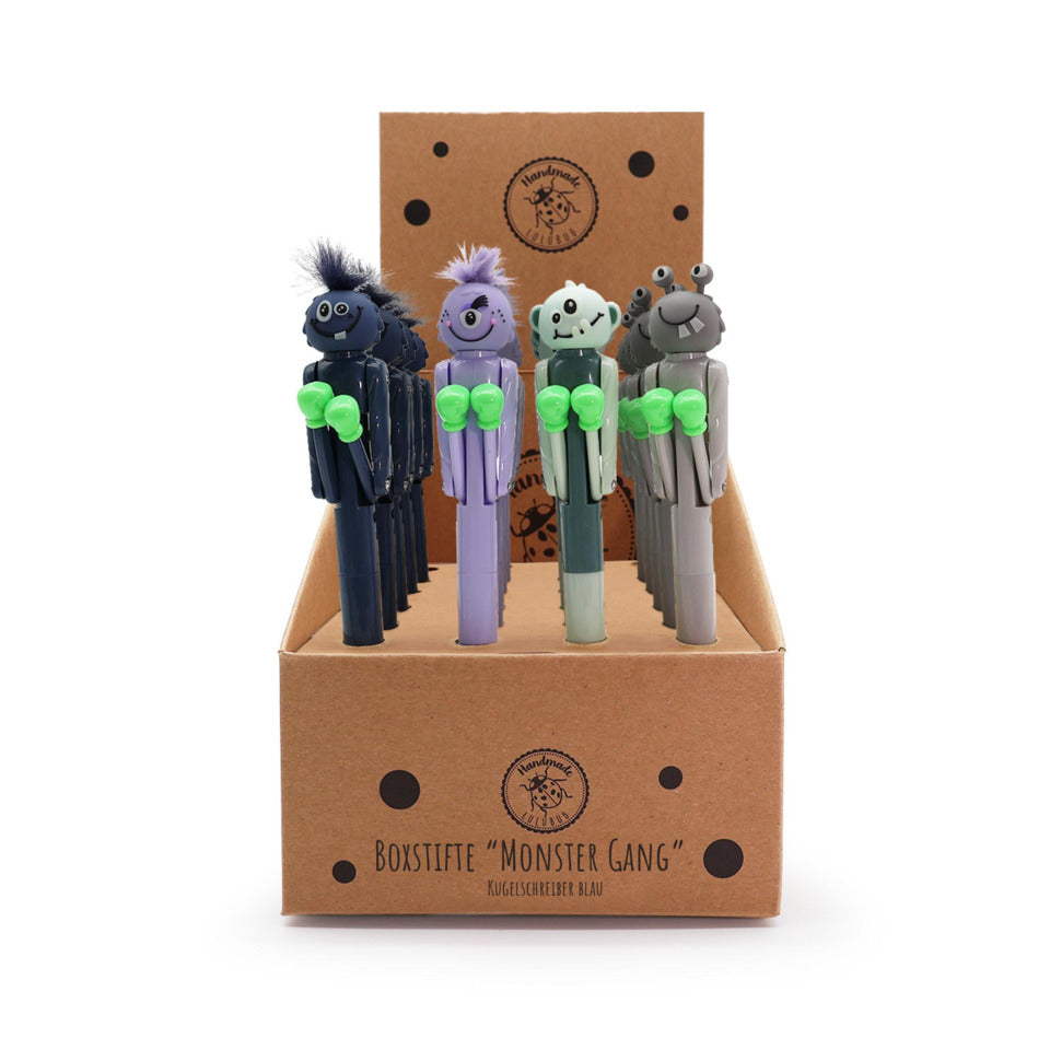 Boxstift Monster Gang, 24 Stück, sortiert LULUBUG 26413 LULUBUG 26413 24 Stück
