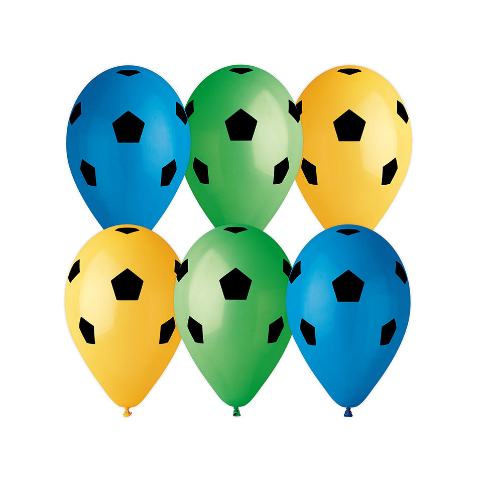 Luftballon Fußball, 40 Beutel, sortiert KARALOON 40031 KARALOON 40031 D.ca. 28-30 cm