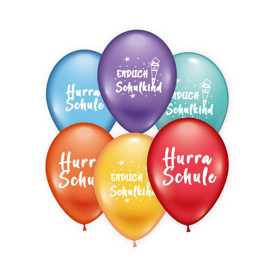Display Luftballon Schule PBS, 40-teilig, sortiert KARALOON 40004-A