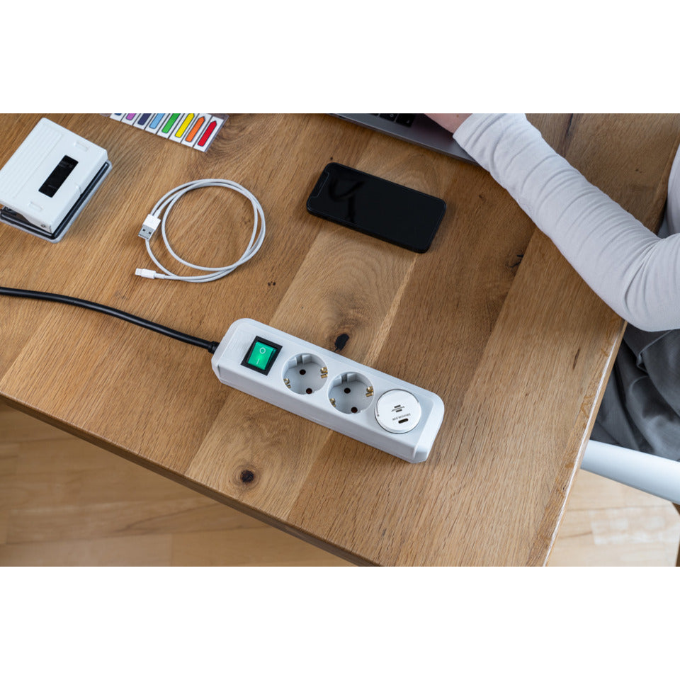 Steckdosen-Adapter USB-C, weiß BRENNENSTUHL 1508110010