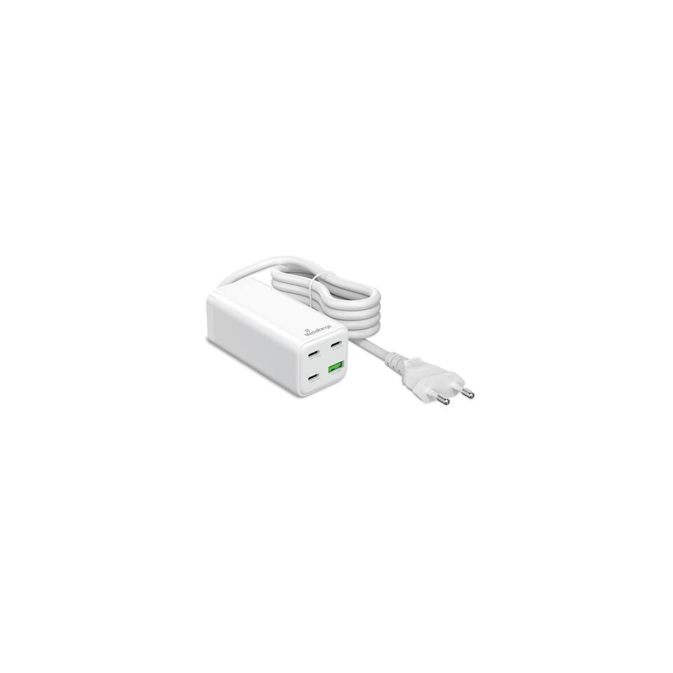 Ladegerät, 1x USB-A / 3x USB-C, 100 W, weiß MEDIARANGE MRMA124 MEDIARANGE MRMA124 100Watt GaN
