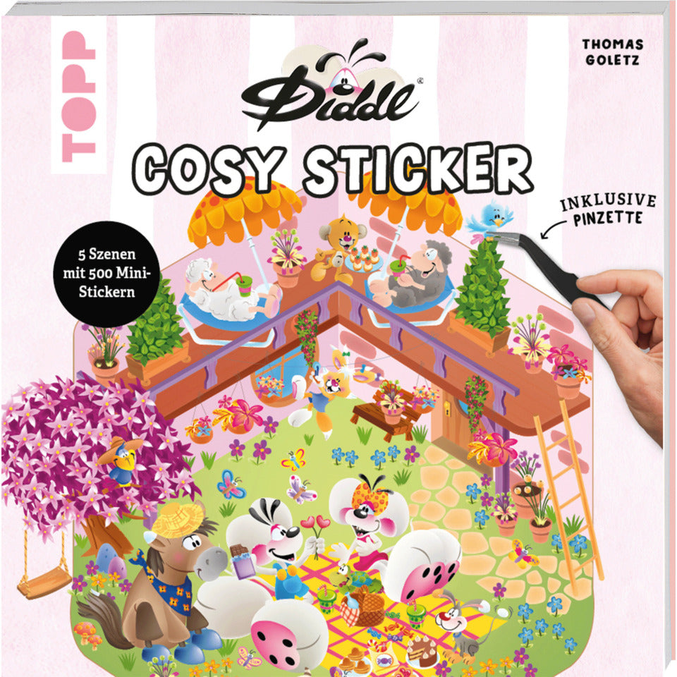 Stickerbuch Diddl - Cosy Sticker, 16 x 16 cm, 34 Seiten TOPP 670/28329