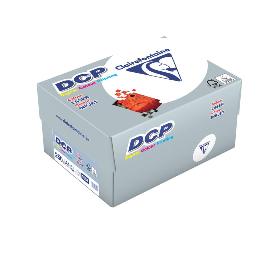 Kopierpapier DCP, A4, 250g/m², 125 Blatt, 170 CIE, satiniert, weiß CLAIREFONTAINE 1857SC